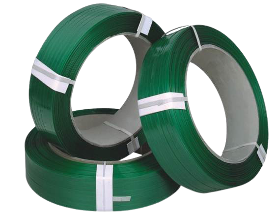 Strapping Band PET Green Painted